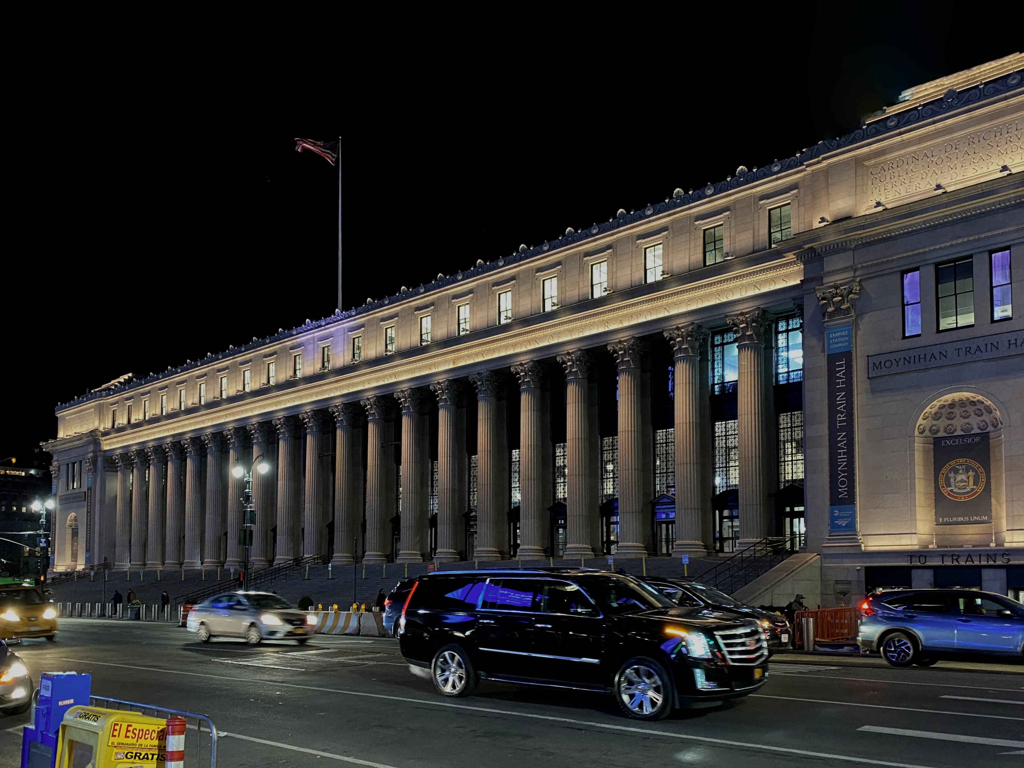 夜晚時的紐約中央車站